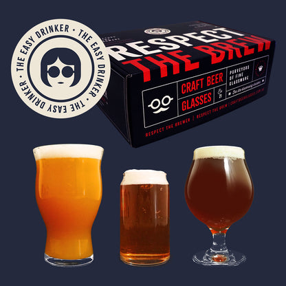 The Easy Drinker - Craft Beer Glass Set